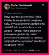 Alfons szantażuje żeby podlizać się Trumpowi