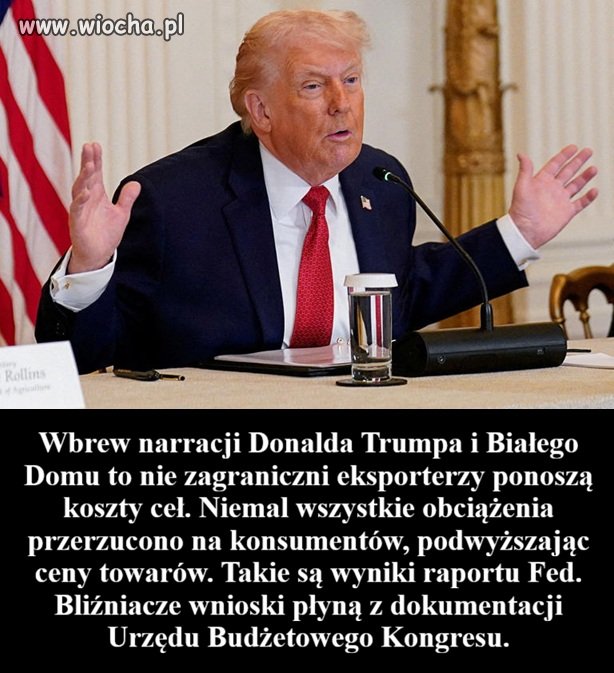 Za cła Trumpa najwięcej płacą Amerykanie