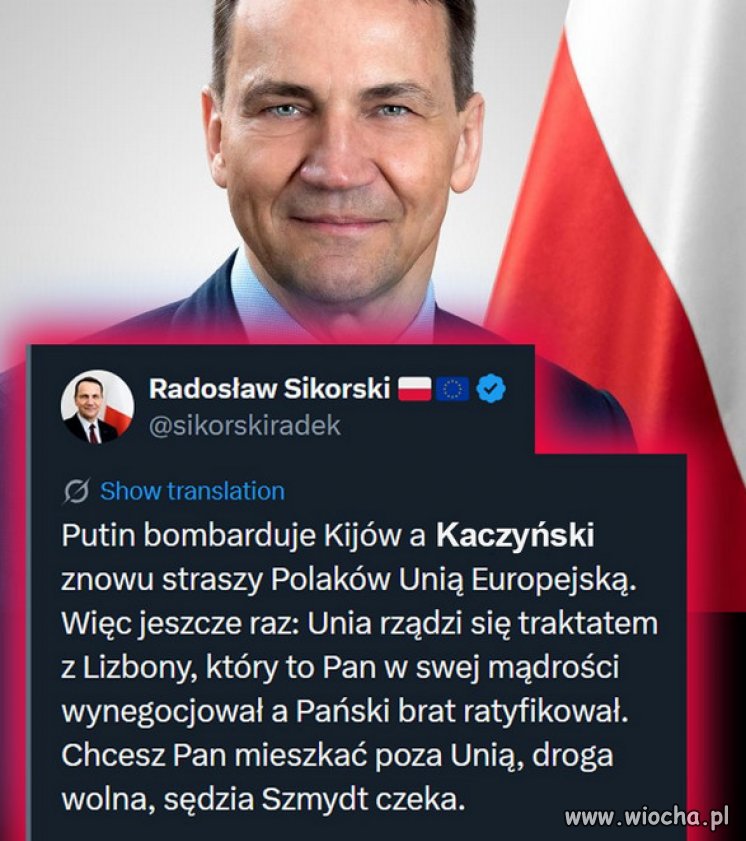 Ten pisiorski zakuty łeb i tak tego nie zrozumie