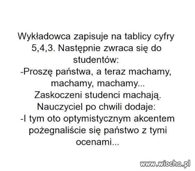 Studenci w szoku