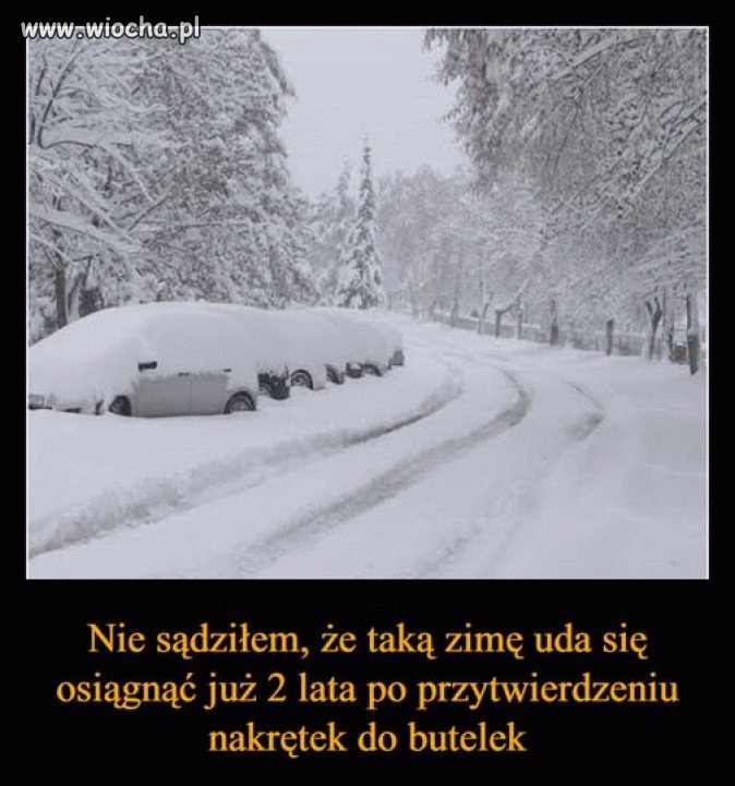 Efekt cieplarniany powstrzymany ;)