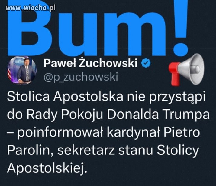 Ojojoj, a przecież papież to Amerykanin