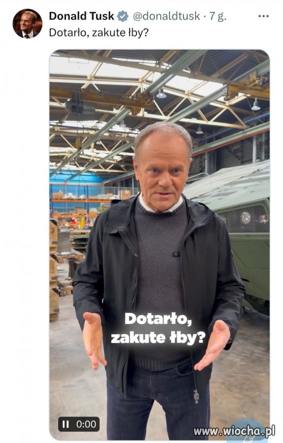 Premier z ostrym przekazem