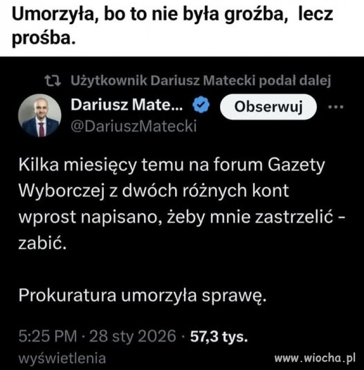 Bo to prośba była