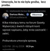 Bo to prośba była