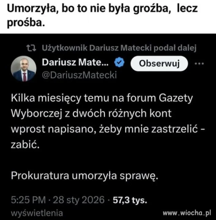 Bo to prośba była