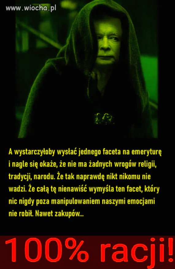 Wszystko co złe to jego zasługa