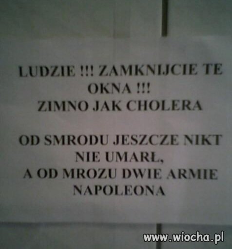Zamykajcie, nie pytajcie 