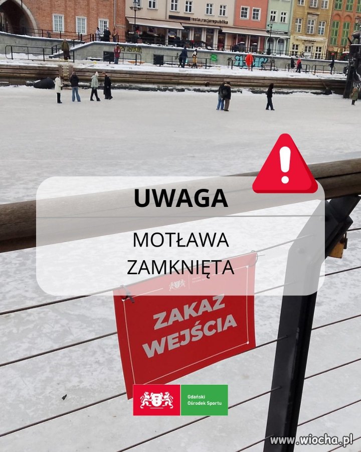 Gdańsk musiał zamknąć... rzekę