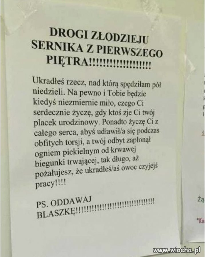 I to się nazywa klątwa