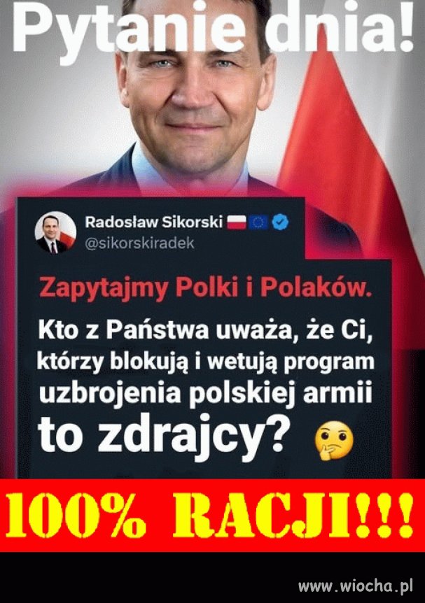 Oczywiście, że zdrajcy