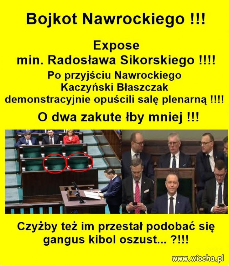 Fajnie się dzieje na tej polskiej "prawicy"...