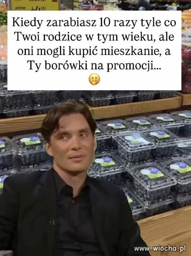 Rodzice kupowali domy, ja kupuję owoce
