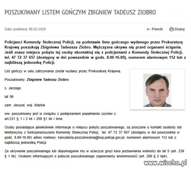 Zbigniew Ziobro się doigrał. Tego się nie spodziewał