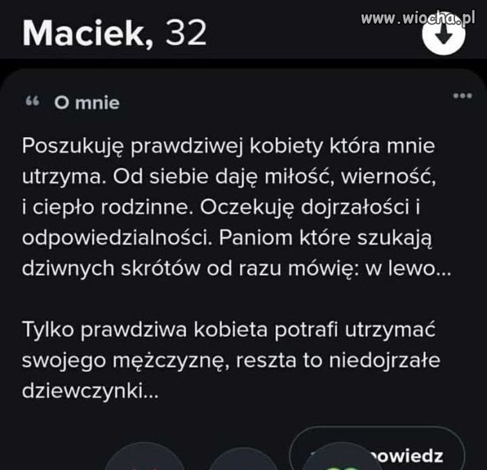 Trochę chloapak jest przeterminowany 