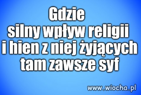 Kaprawym okiem ateisty patrząc ...