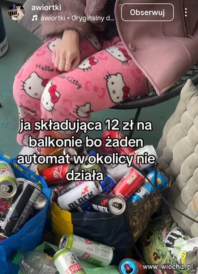 Też składujesz potencjalną kasiorkę na balkonie?