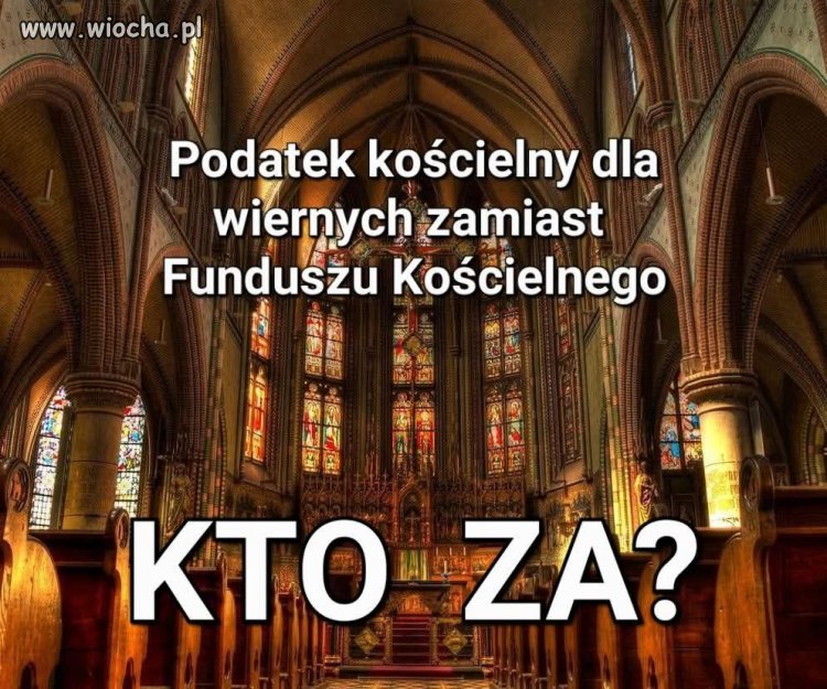 Jak długo jeszcze niewierzący mają płacić na kościół rzymsko-katolicki?