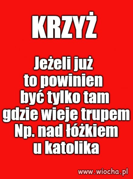 Kaprawym okiem ateisty patrząc ...