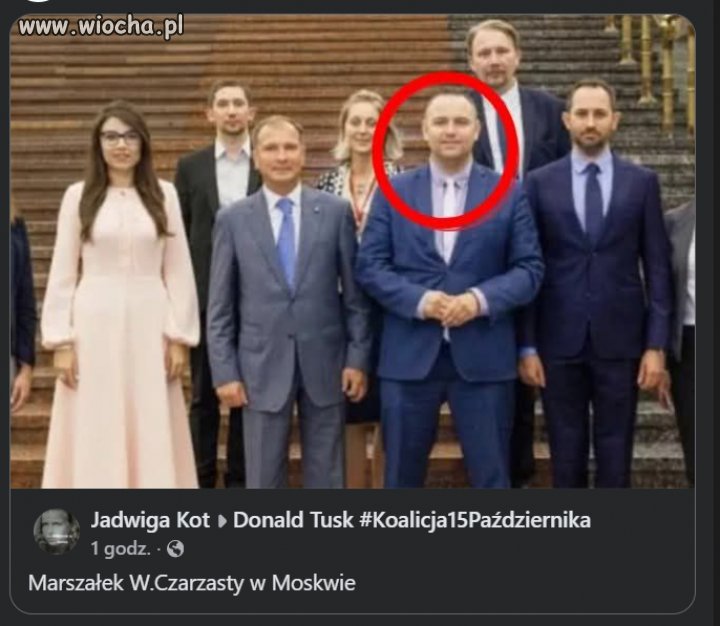 Marszałek W.Czarzasty w Moskwie