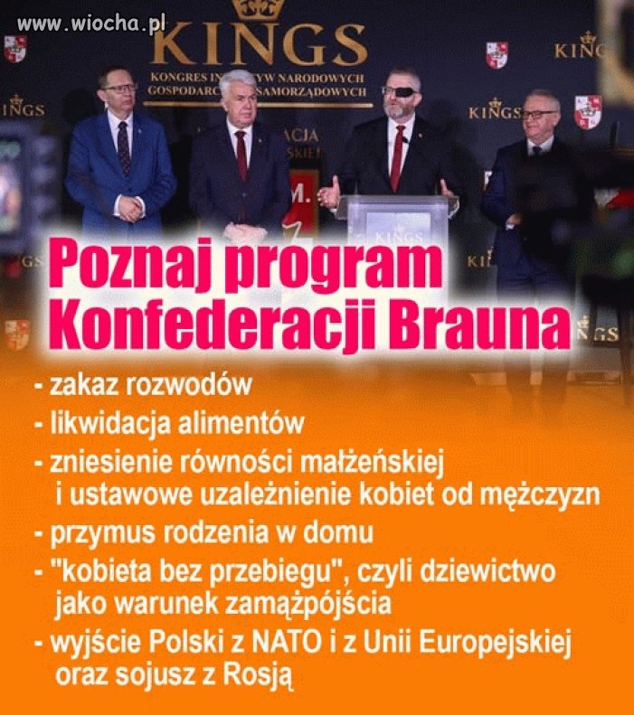Założę się, że tam w tym cyrku Brauna