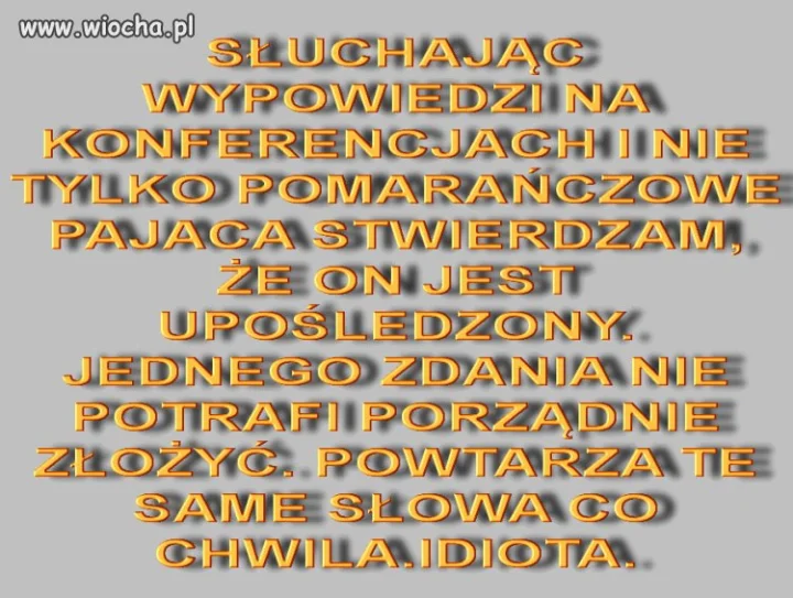 Pomarańczowy ma a kuku