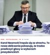 Uzurpator Nawrocki boi się panicznie przeliczenia głosów...