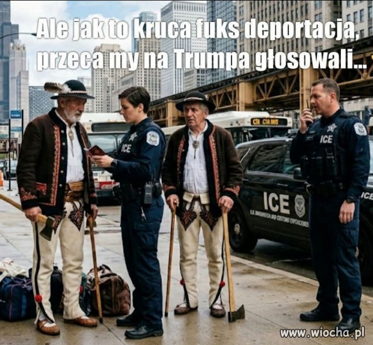 Trump i "84 procent Polaków", które na niego głosowało.
