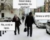 Sąsiedzkie rozmowy w mroźny dzień mają swoje prawa.