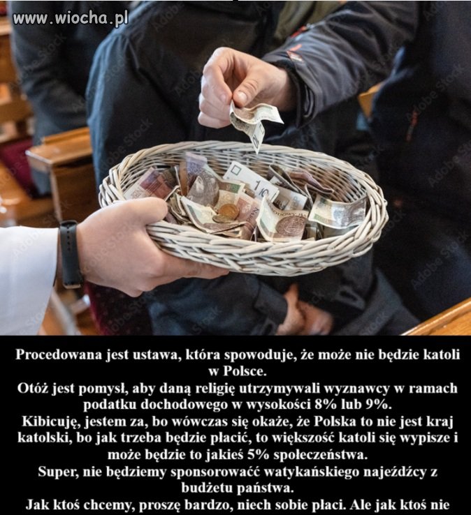 Piękna by była ustawa - szkoda, że nie przejdzie