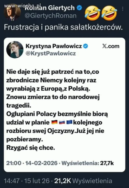 U Krychy bardzo stabilnie