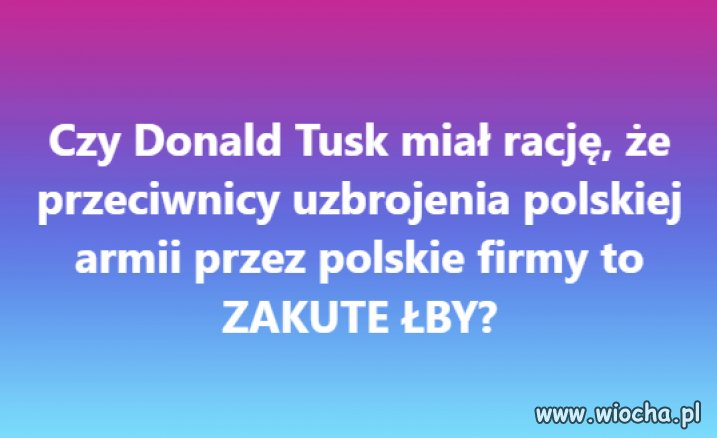 Moim zdaniem, trafił w samo sedno!