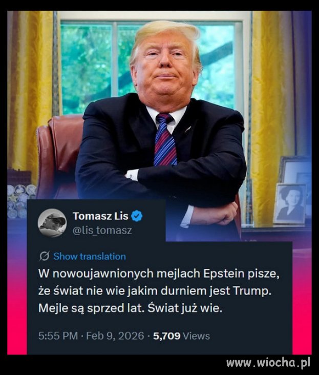 Świat już wie! Tylko polska "prawica" jeszcze nie wie 😃