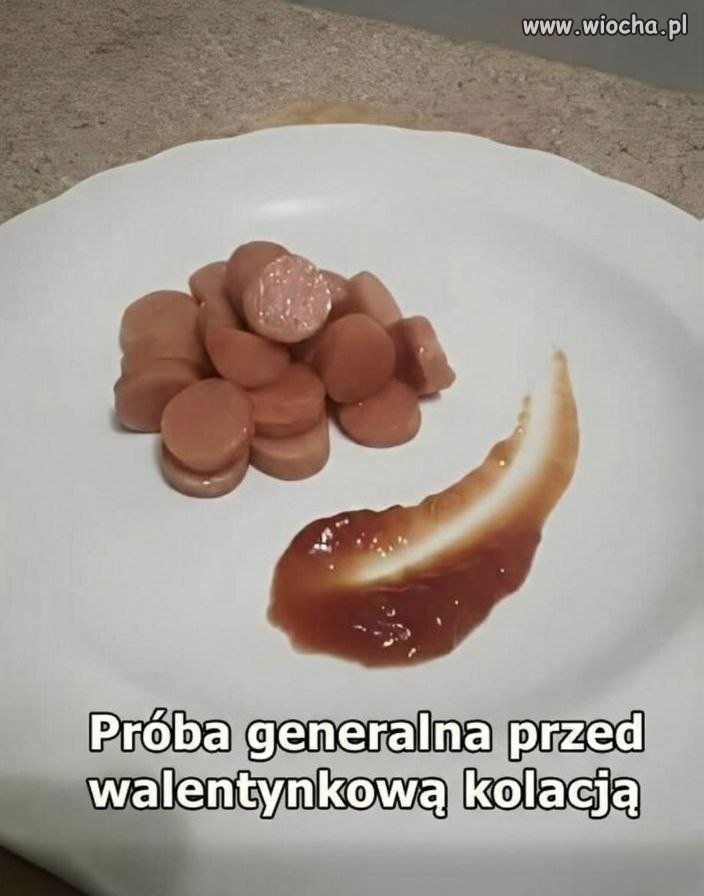 Walentynkowa kolacja