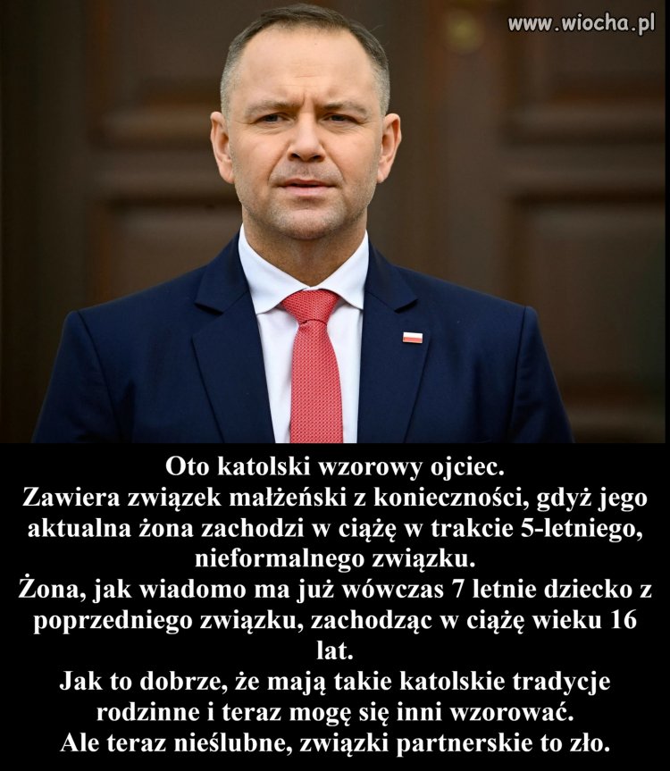 Katolska obłuda kwitnie i ma się bardzo dobrze