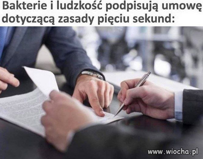 Pięć sekund nie leżało, ok?