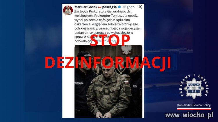 Bulterier Ziobry atakuje policję. 