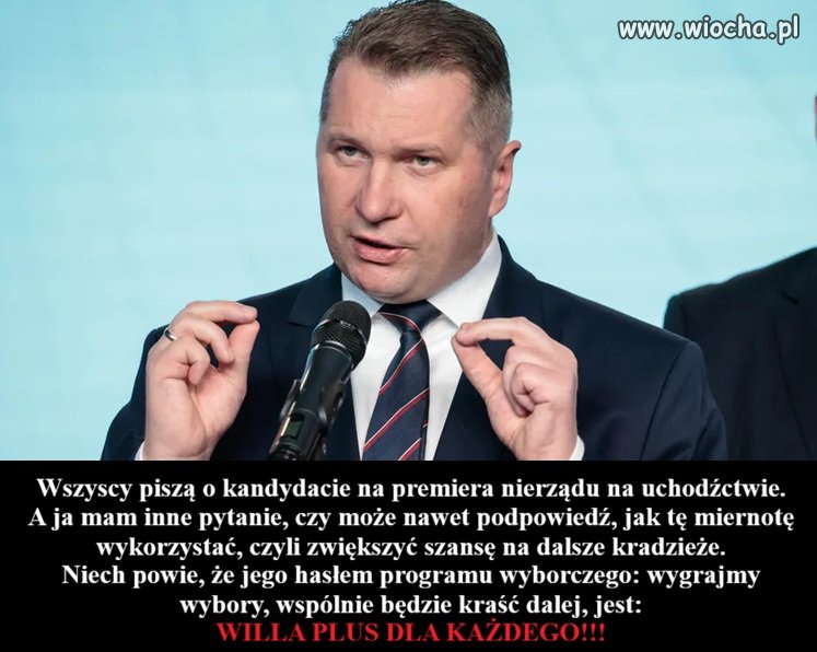 Uczciwe hasło wyborcze w nierównej walce o żłób