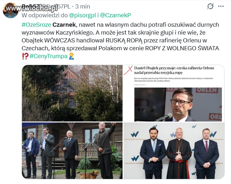 ''Profesor''-Sresor - Czarnek kpi z pisowskiego Zielonego Ładu i OZE