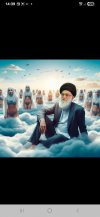 Ajatollah Ali Chamenei w krainie szczęśliwości. 