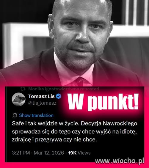 Wyszło szydło z Nowogrodzkiej