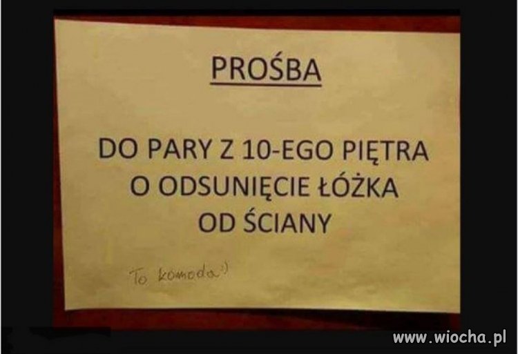 To jednak była komoda