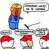 Jego zwolennicy są tak samo "inteligentni"