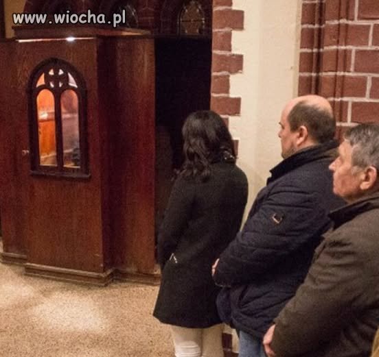 Spowiedź przed Wielkanocą. 