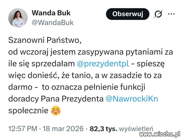 Kobieta od wczoraj jest niesamowicie slawna