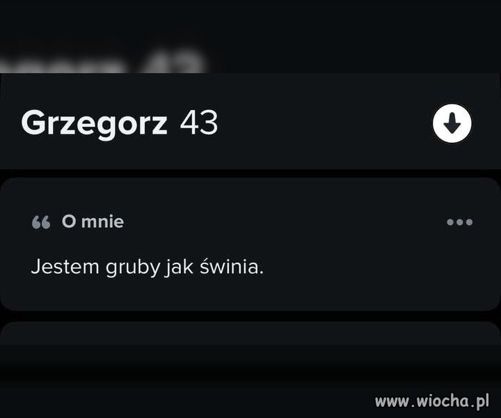 Przynajmniej Grzegorz jest szczery