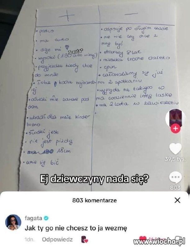 Fagata jest chętna