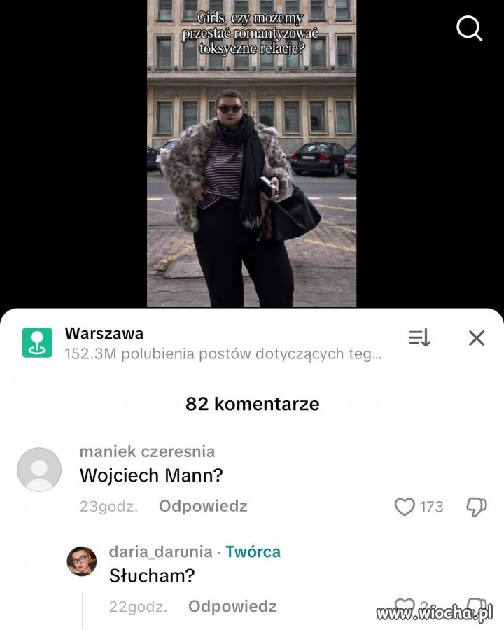 Czy to Wojciech Mann w żeńskiej wersji?