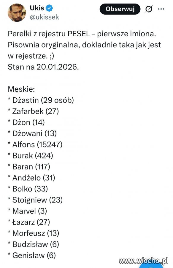 Jakichś innych się też spodziewaliście?