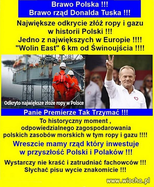 Tak trzymać Panie Premierze Tusk..Naród musi .. Widzieć